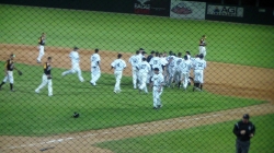 Extra Inning Win Celebration